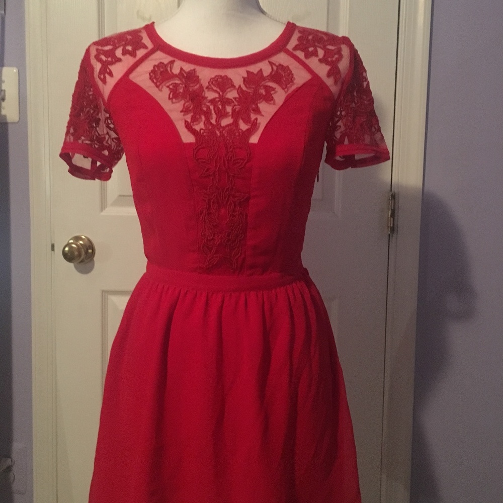 Urban Outfitters Red Dress KIMCHI BLUE size 2